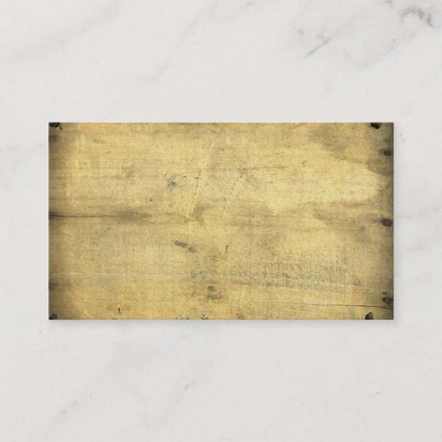 Carte De Visite Vintage vierge tendance Bois vieilli inspiré Rusti (Devant)