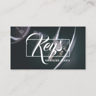 Carte De Visite Vinyl Record, Enregistrement Studio Music Shop