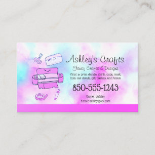 Carte De Visite Vinyle Arc-en-ciel Silhouette Aquarelle B