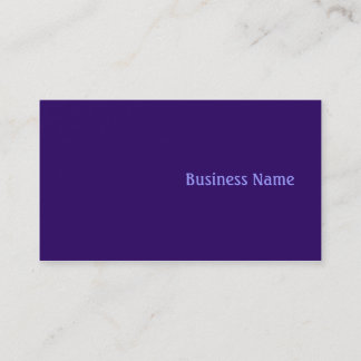 Carte De Visite Violet