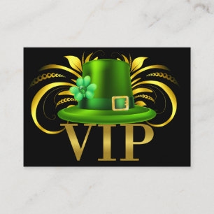 Carte de visite VIP irlandais / Pass / Invitation