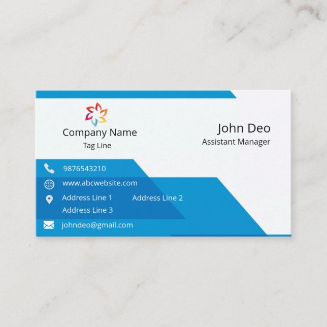 Carte de visite "VirtualCard Shop : Elevez votre O (Devant)