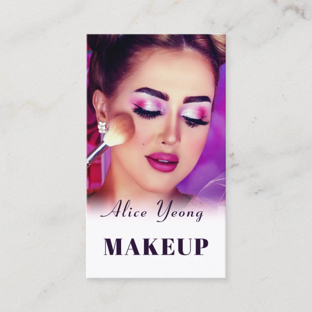 Carte De Visite Visage cosmétique (Devant)