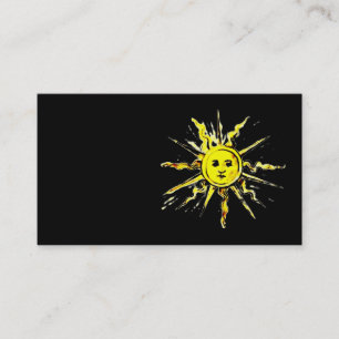 Carte De Visite visage du soleil - livre perdu de nostradamus
