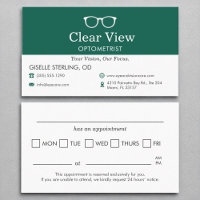 Vision Care Doctor Optométrist Bureau Nomination