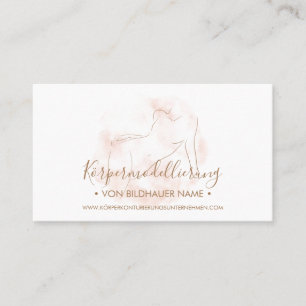 Carte De Visite Visitenkarte für Body Sculpting Konturierung Spa