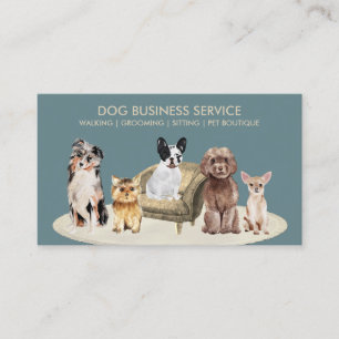 Carte De Visite Visites de chiens pour la garde d'animaux à domici