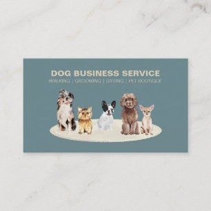 Carte De Visite Visites de chiens pour la garde d'animaux à domici