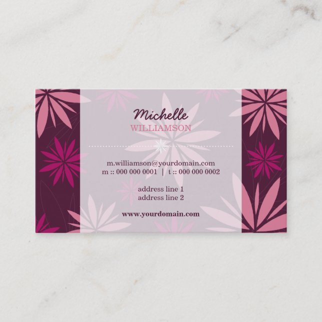 CARTE DE VISITE :: vitalité 6 (Devant)