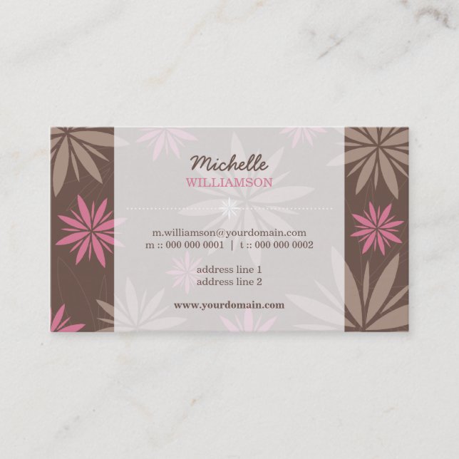 CARTE DE VISITE :: vitalité 8 (Devant)