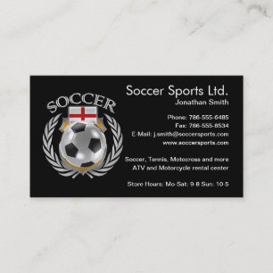 Carte De Visite Vitesse de fan du football 2016 de l'Angleterre