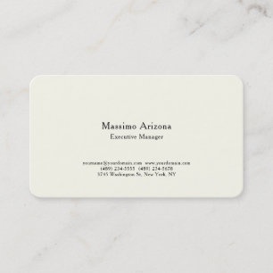 Carte De Visite Voie lactée Plain Professionnel Moderne Minimailst
