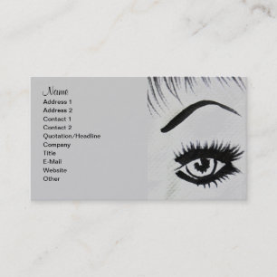 Carte De Visite Voir à travers vous_