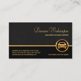 Carte De Visite Voiture automobile Gris Gray Marble Grund