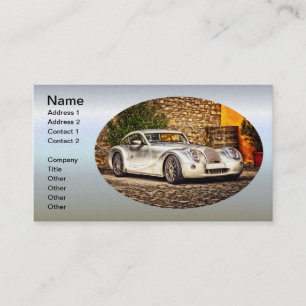 Carte De Visite Voiture classique pour sport d'argent