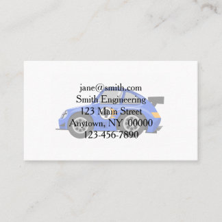 Carte De Visite Voiture de course adorable bleu - Choisir la coule