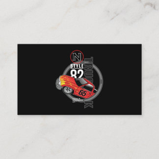 Carte De Visite Voiture de course _ Moteur 14