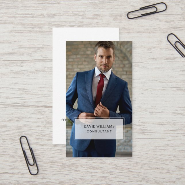 Carte De Visite Voiture professionnelle minime et professionnelle (Devant/Arrière en situation)