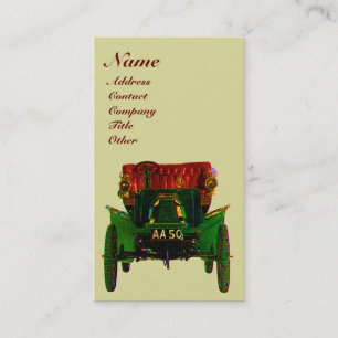 CARTE DE VISITE VOITURE RETRO - AUTOMOBILE