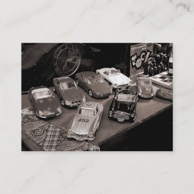 Carte De Visite Voitures de jouet, mini photo (Devant)