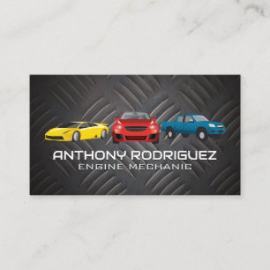 Carte De Visite Voitures de sport Camions Services de mécaniqu