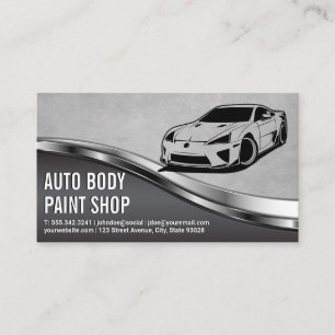 Carte De Visite Voitures modernes Services Auto