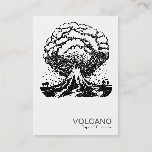 Carte De Visite Volcan (Devant)