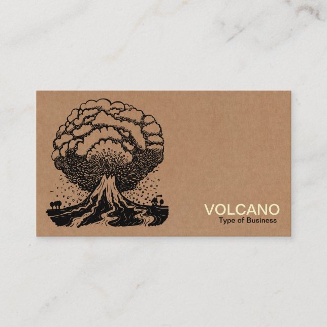 Carte De Visite Volcan - Boîte en carton (Devant)