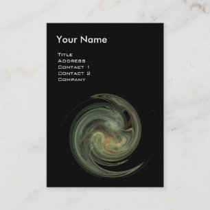 Carte De Visite VORTEX LUMINEUX, gris noir vif
