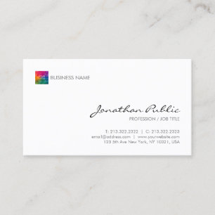 Carte De Visite Votre entreprise Logo Ici Professionnel Moderne Él
