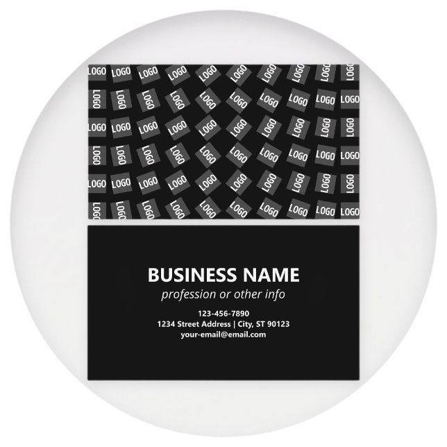 Carte De Visite Votre logo | Logo unique, conception ou modèle d'i (Créateur téléchargé)