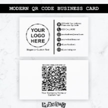 Votre logo minimaliste moderne QR Code