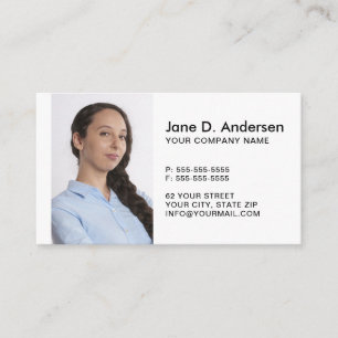 Carte De Visite Votre logo personnalisé et votre professionnel ph
