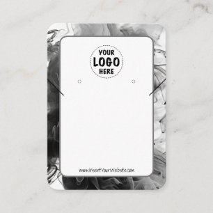Carte De Visite Votre logo Smokey Gothic Earring Display Card XL