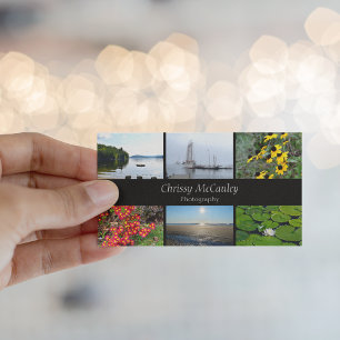 Carte De Visite Votre Montage photo et votre code QR