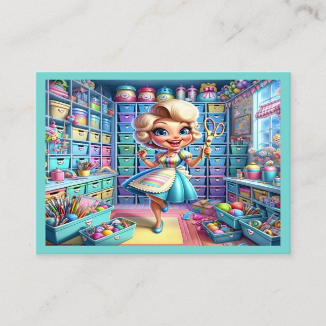 Carte De Visite Votre Série D'Artisanats De Charme (Devant)