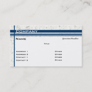 Carte De Visite Vous Customisez le bord de galets Color-Lite