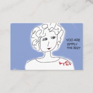 CARTE DE VISITE VOUS ÊTES SIMPLEMENT LE MEILLEUR - ENCOURAGEZ LA