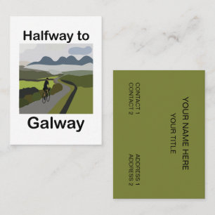 Carte De Visite Voyage à mi-chemin de Galway