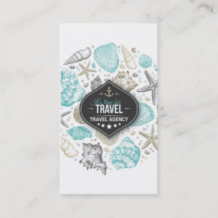 Carte De Visite Voyage de mer de vacances de vol de directeur