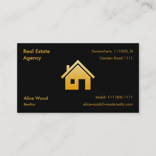 Carte De Visite Vraie agence immobilière