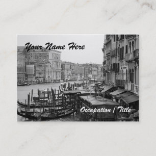 Carte De Visite Vue de canal grand