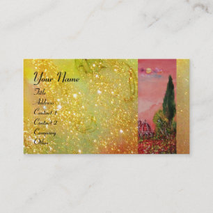 CARTE DE VISITE VUE DE SAINT MARIE DE FLEURS / FLORENCE EN COUCHER