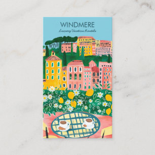 Carte De Visite Vue depuis Balcon Location de vacances Realtor QR 