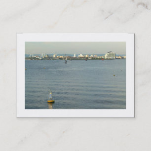 Carte De Visite Vue sur Cardiff Bay (Bordé)