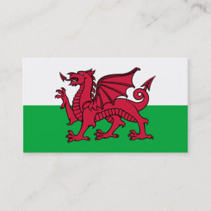 Carte De Visite Wales Dragon