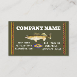 Carte de visite Walleye