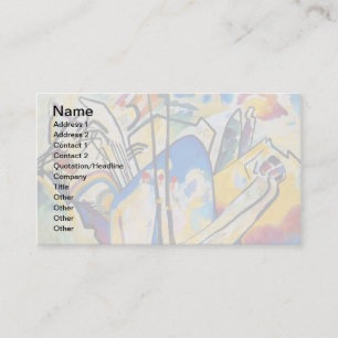 Carte De Visite Wassily Kandinsky Composition Quatre - Art Abstrai