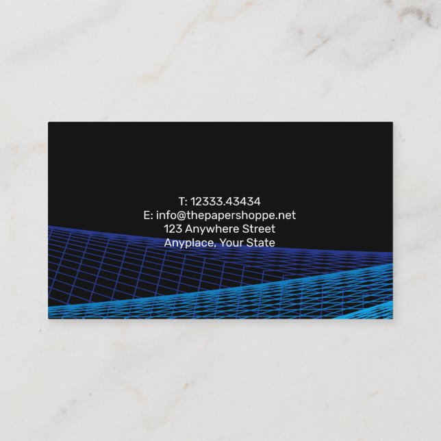 Carte De Visite Web App Developer (Dos)