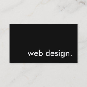 Carte De Visite web design.